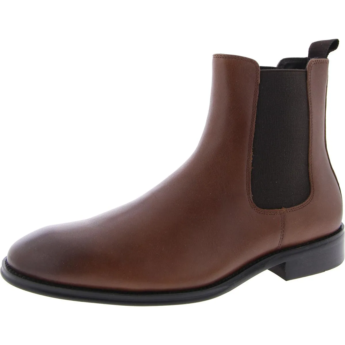 Adamo Mens Pull On Round Toe Chelsea Boots Anti microbial coating Rugged Design
