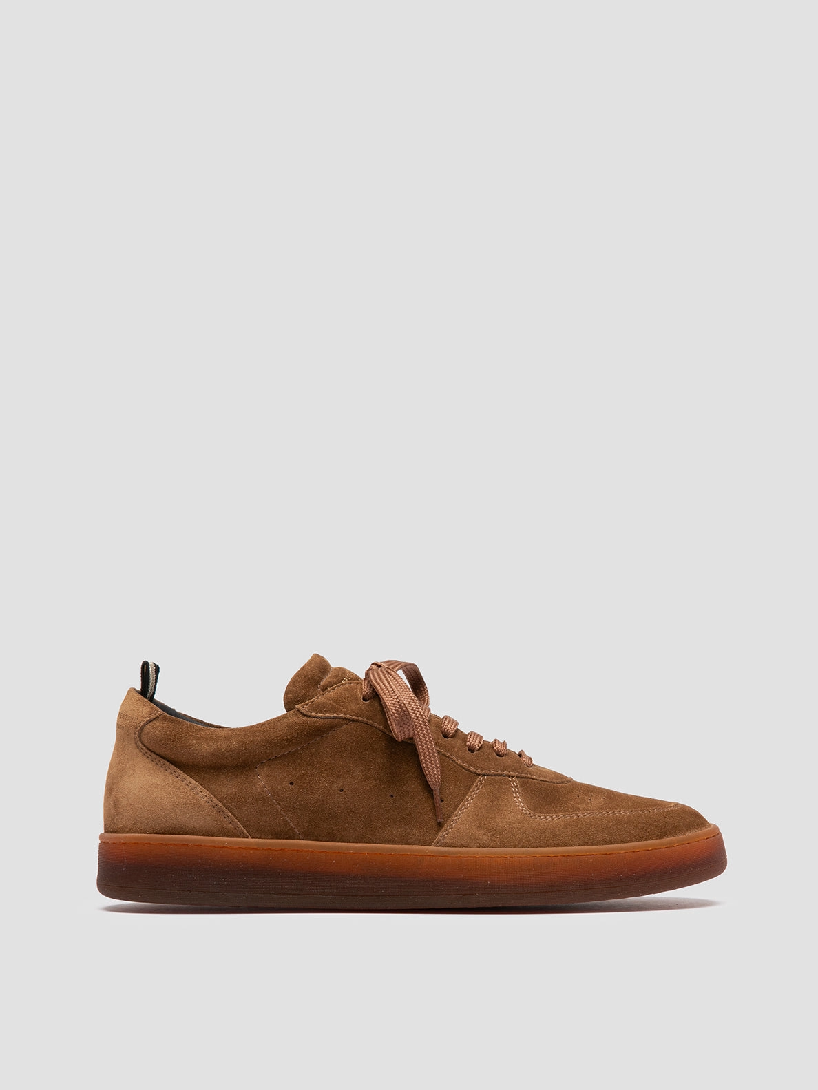 Lightweight EVA Foam ASSET 001 - Brown Suede Low Top Sneakers