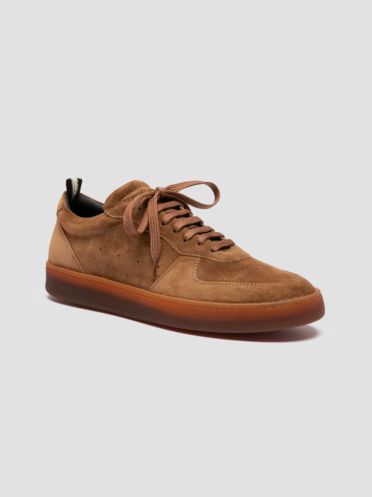 Breath Points Vibrant lining ASSET 001 - Brown Suede Low Top Sneakers
