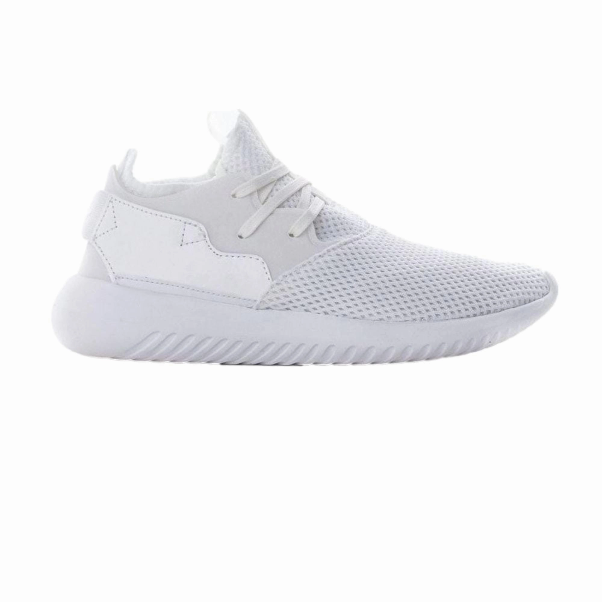 Tear Resistant Upper Fabric straight - last shoes Adidas Tubular Entrap Footwear White/Footwear White/Crystal White  BA7099 Women's