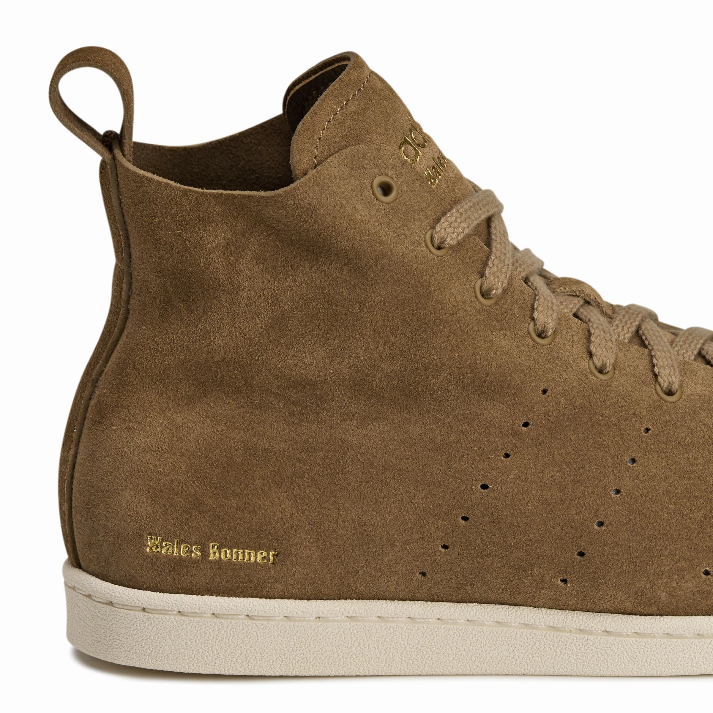 Adidas x Wales Bonner Superstar High Shoes Water Drainage Channels Soft Heel