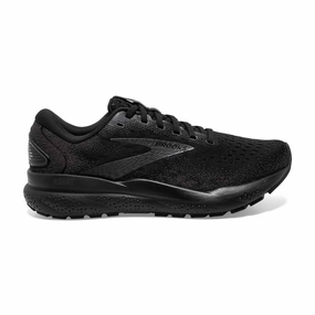 Women's Ghost 16 Running Shoes In Black/black removable - insole Heel Stabilization