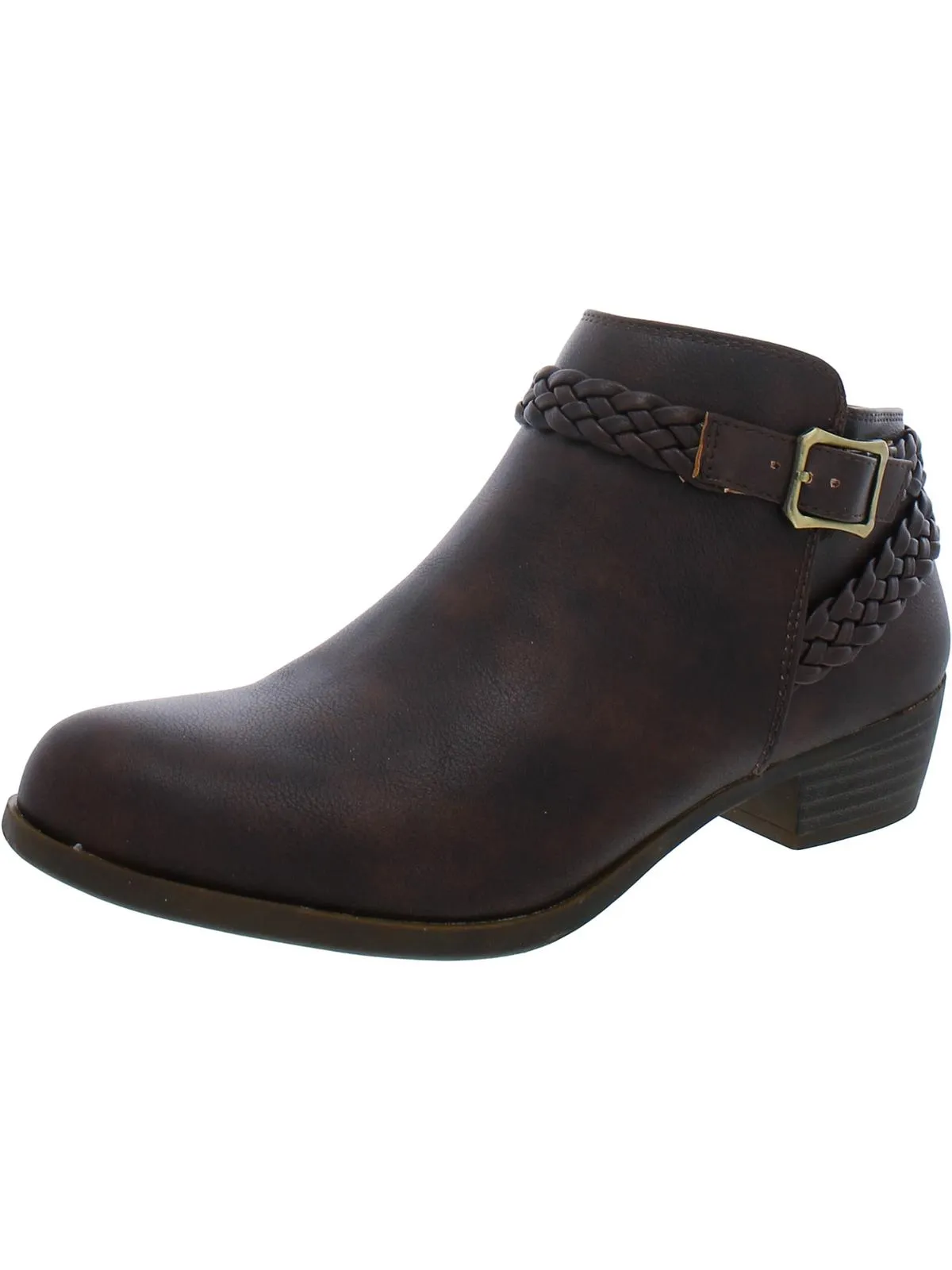 Heat Resistant Coating All Weather Functional Minimalist Adriana Womens Braided Memory Foam Booties