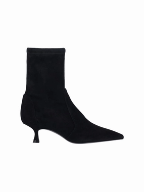 Naomi 50 Ankle Boots ?C Black Aerobic Flex Grooves