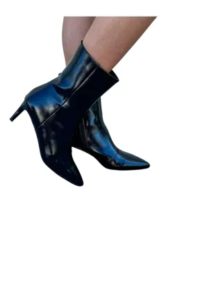 Ainsley Boots In Black Easy Clean Neutral palette