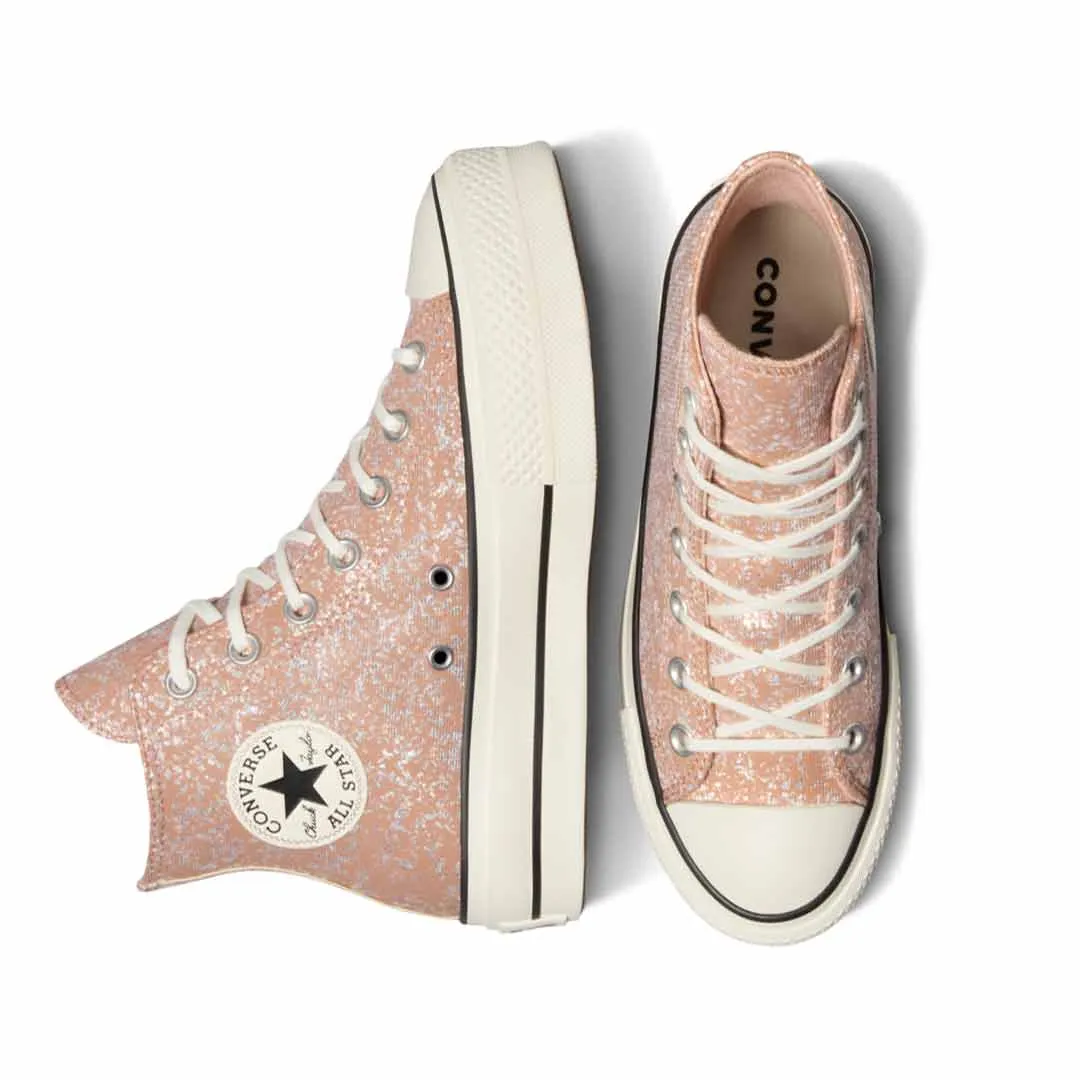 Converse - Women's Chuck Taylor All Star Lift Platform Glitter High Top Shoes (A09422C) Arch Secure Collapsible