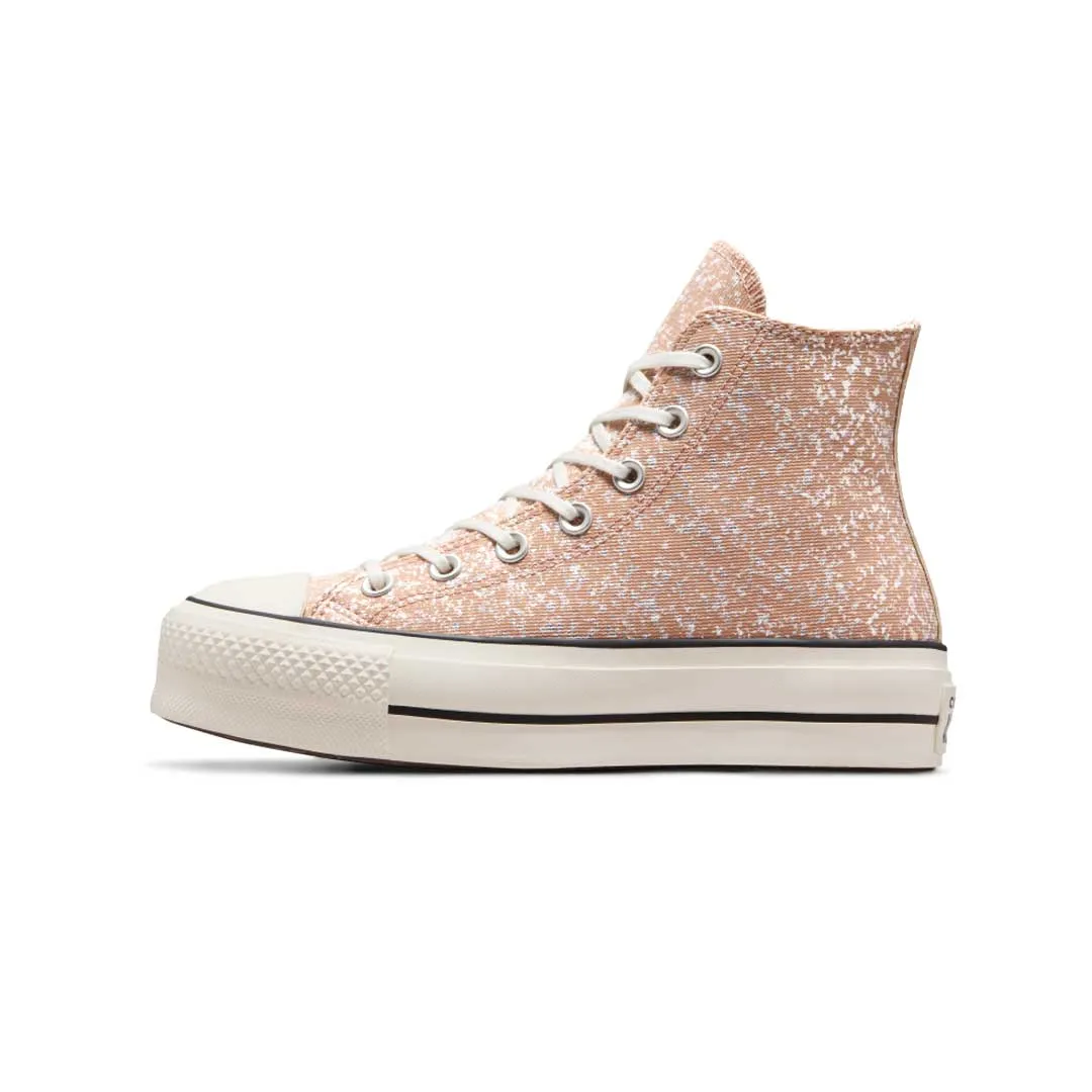 Thermoregulating Layers Converse - Women's Chuck Taylor All Star Lift Platform Glitter High Top Shoes (A09422C)