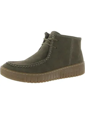 Reliable Support Holland Womens Suede Lug Sole Ankle Boots