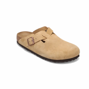 Outdoor Casual Women's Boston Narrow Latte Cream Suede