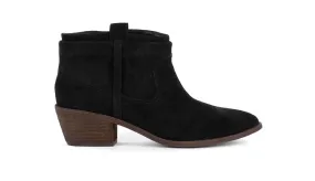Ajax Suede Bootie In Black Climate Friendly