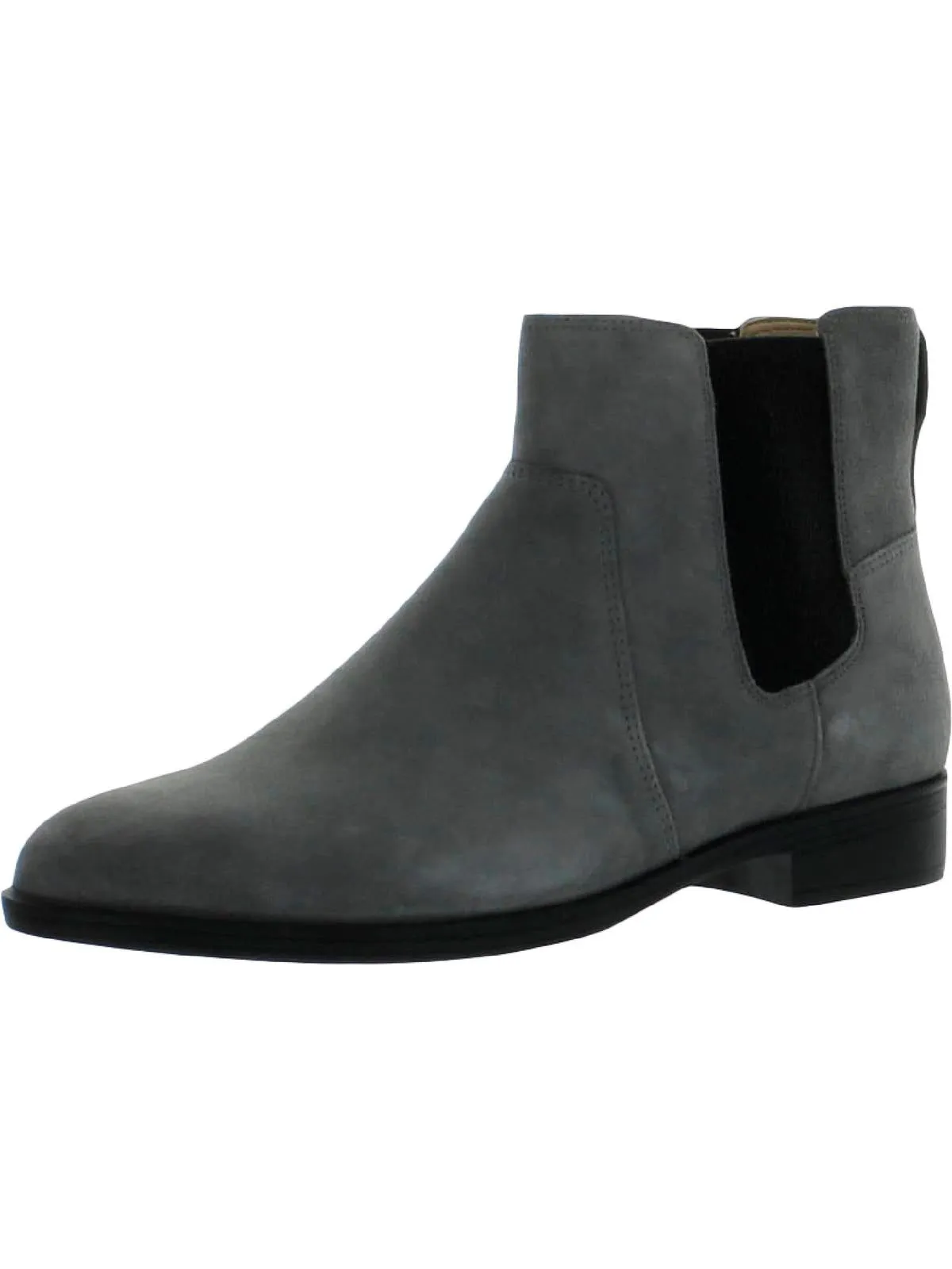 Alana Womens Suede Ankle Chelsea Boots Slip Resistant Urban Commute