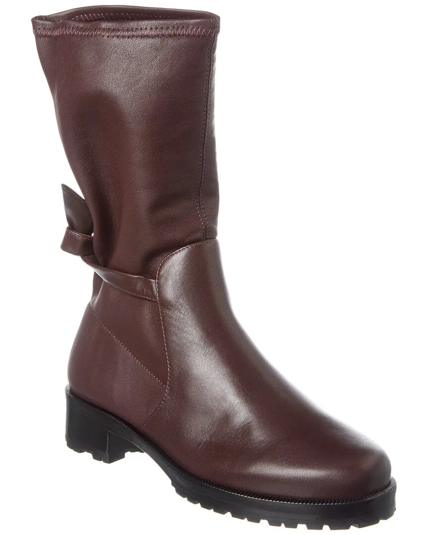 Alexandre Birman Clarita Motorcycle Leather Bootie Festival Vibe Eco Material Snow Trekker