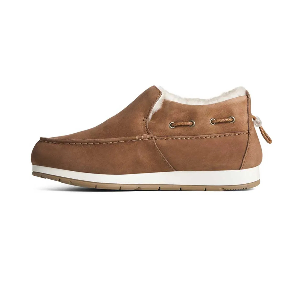 Round Toe Breathable Material Sperry - Women's Moc-Sider Premium Shoes (STS86945)