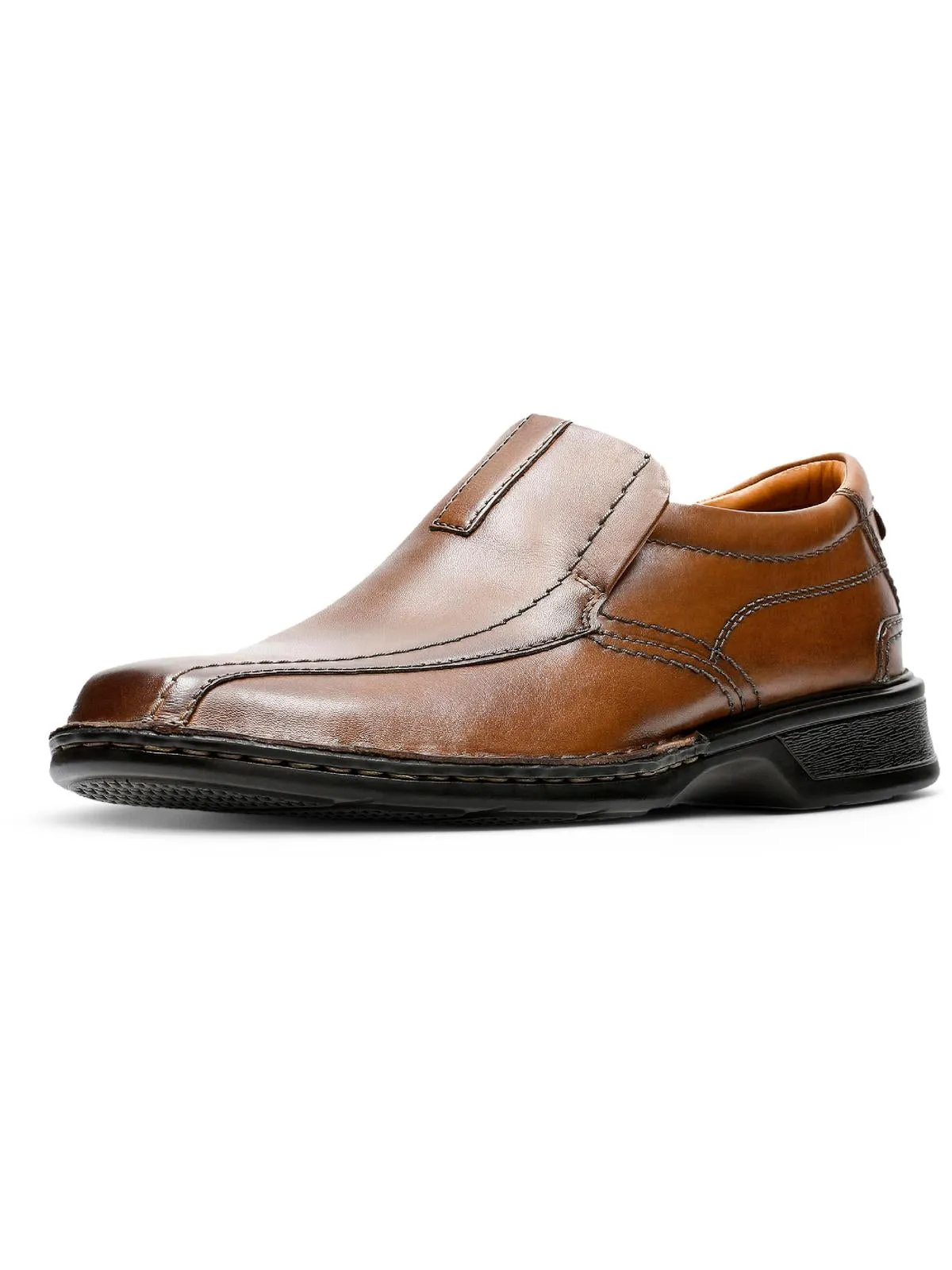 Escalade Step Mens Leather Slip On Loafers Active Lifestyle