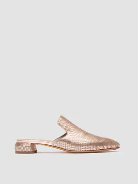 Glossy surface SAGE 106 - Pink Leather Mule