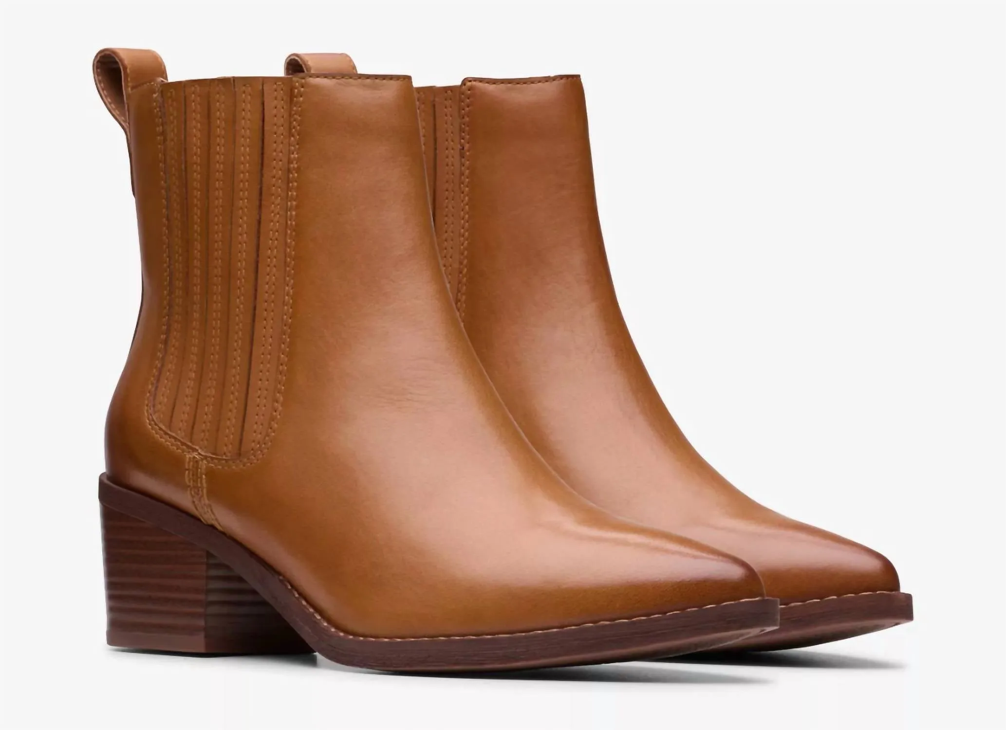 Women Morzine Top Boots In Tan Leather Ski Enthusiast Slip Resistant Urban Traveler