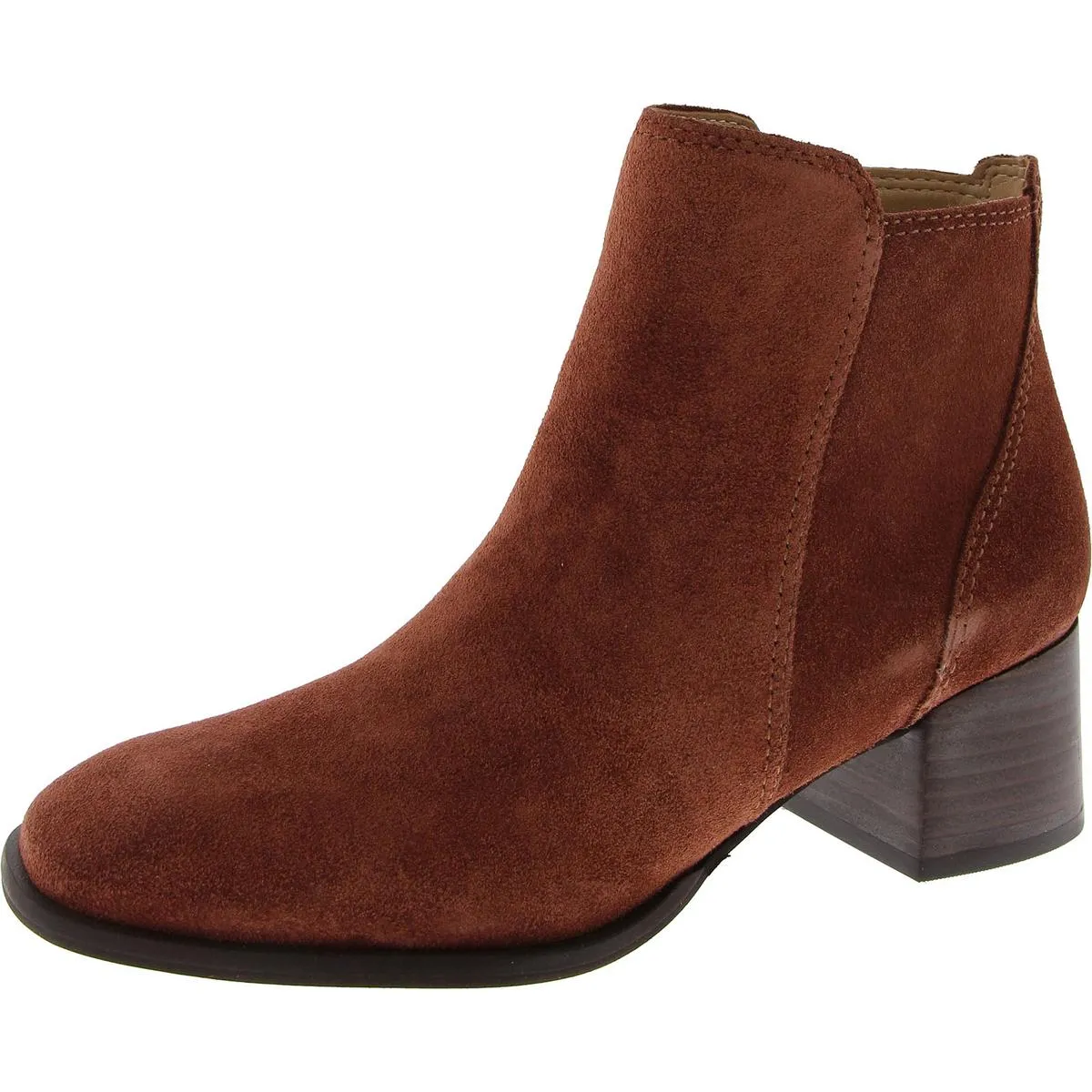 pack light Animal Spot Lilye Womens Booties Block Heel Ankle Boots