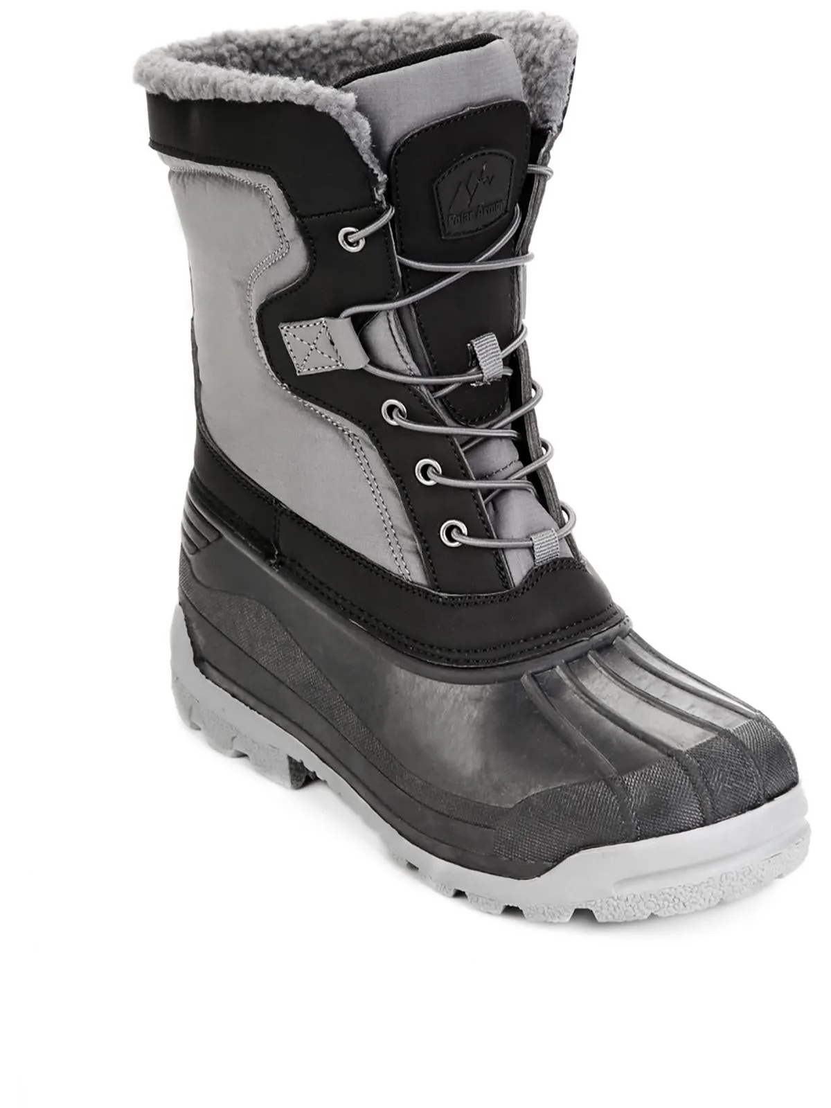 Soft Leather ARCTIC 02 Mens Upper Nylon Rubber Winter & Snow Boots