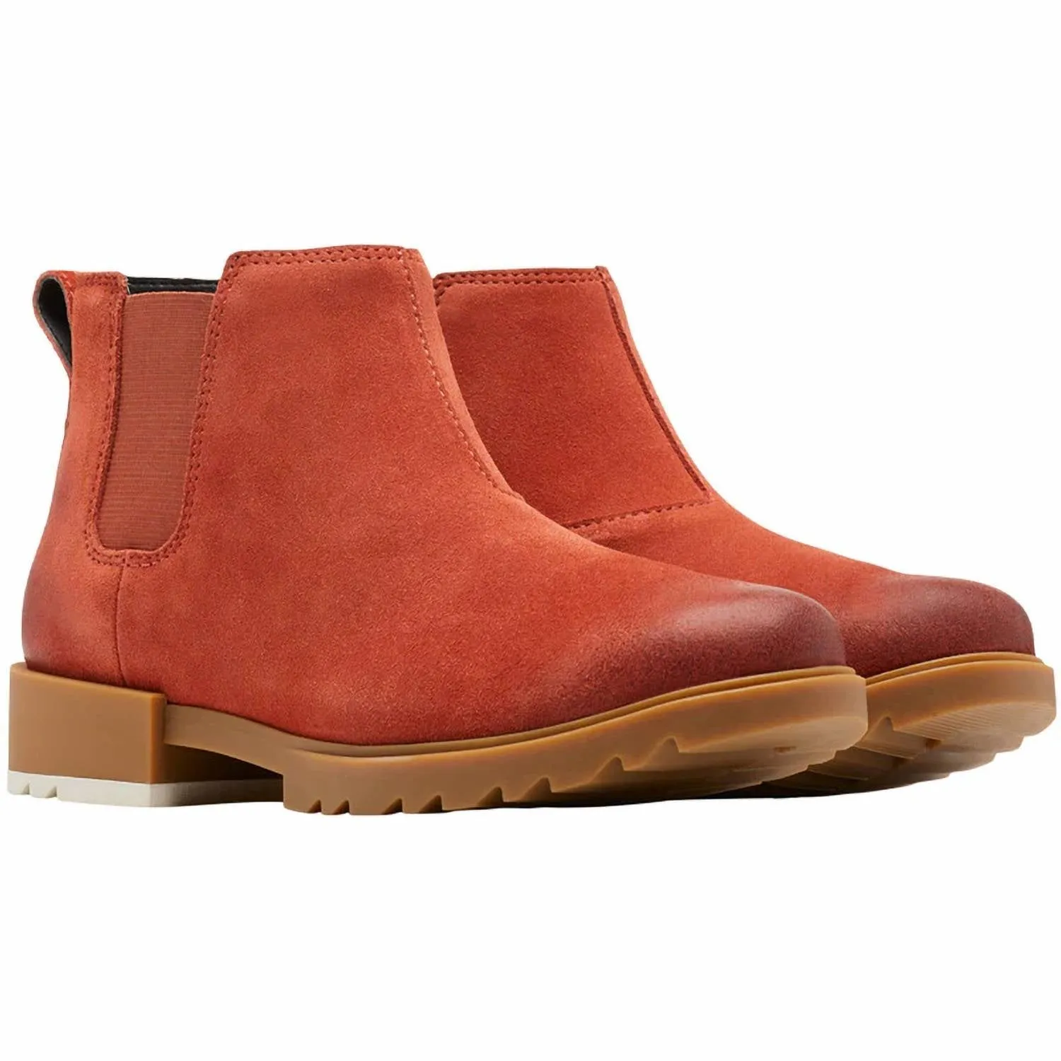 Shock Absorbing Outdoor Trek Padded Women's Emelie Ii Chelsea Boots In Warp Red Gum 2