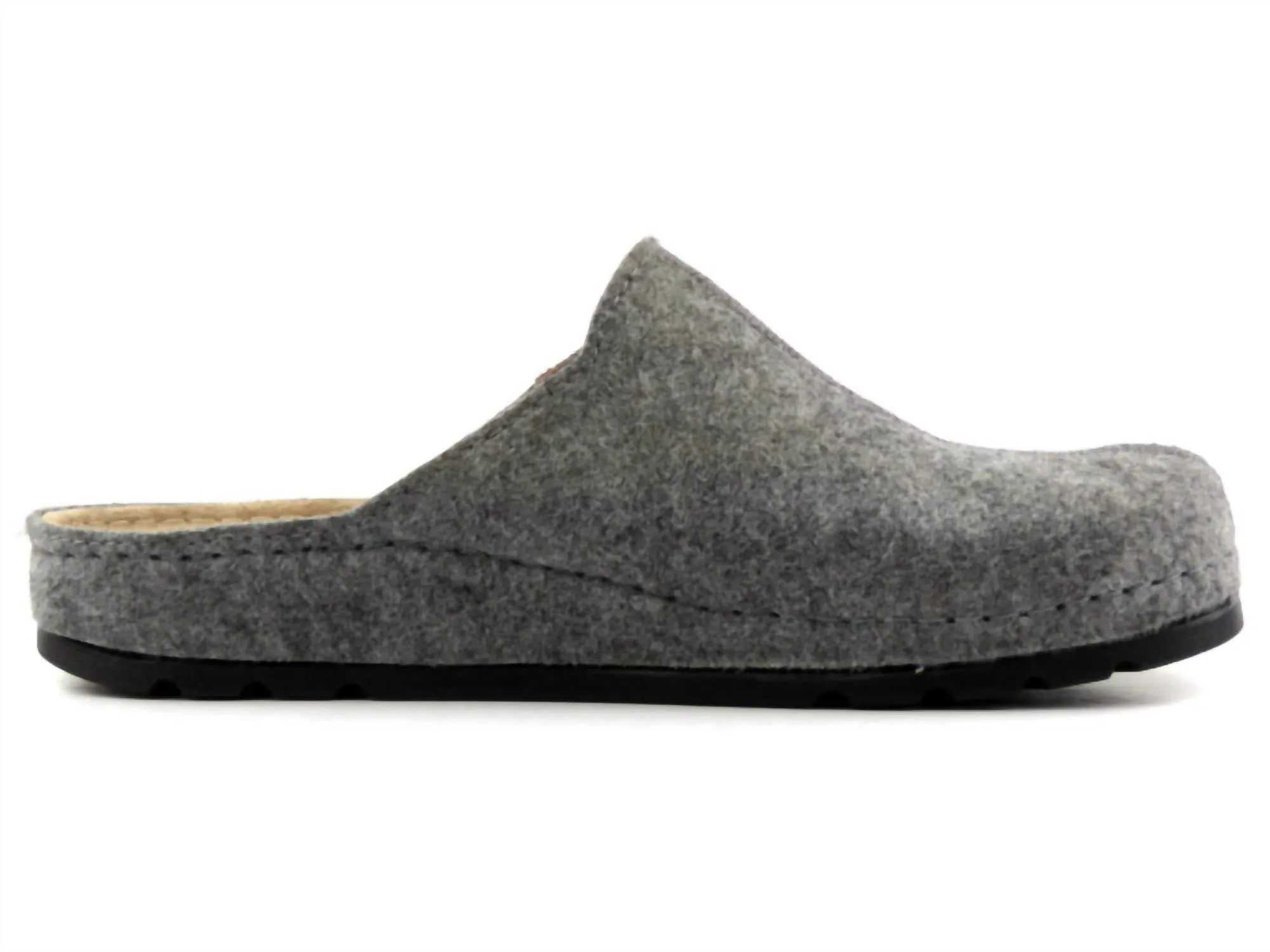 Men's Felt Slip On In Grey Slip Comfort