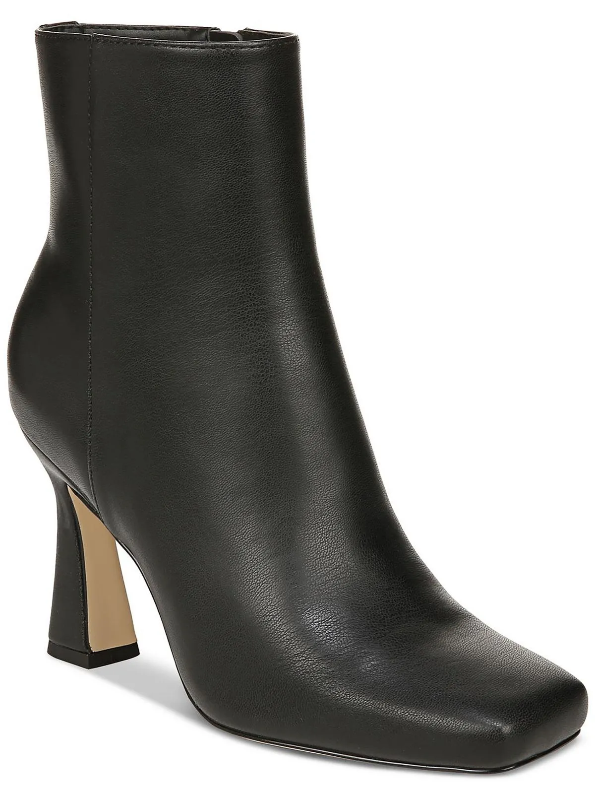 Emma Womens Faux Leather Square Toe Ankle Boots Secure Closure Cold Ready