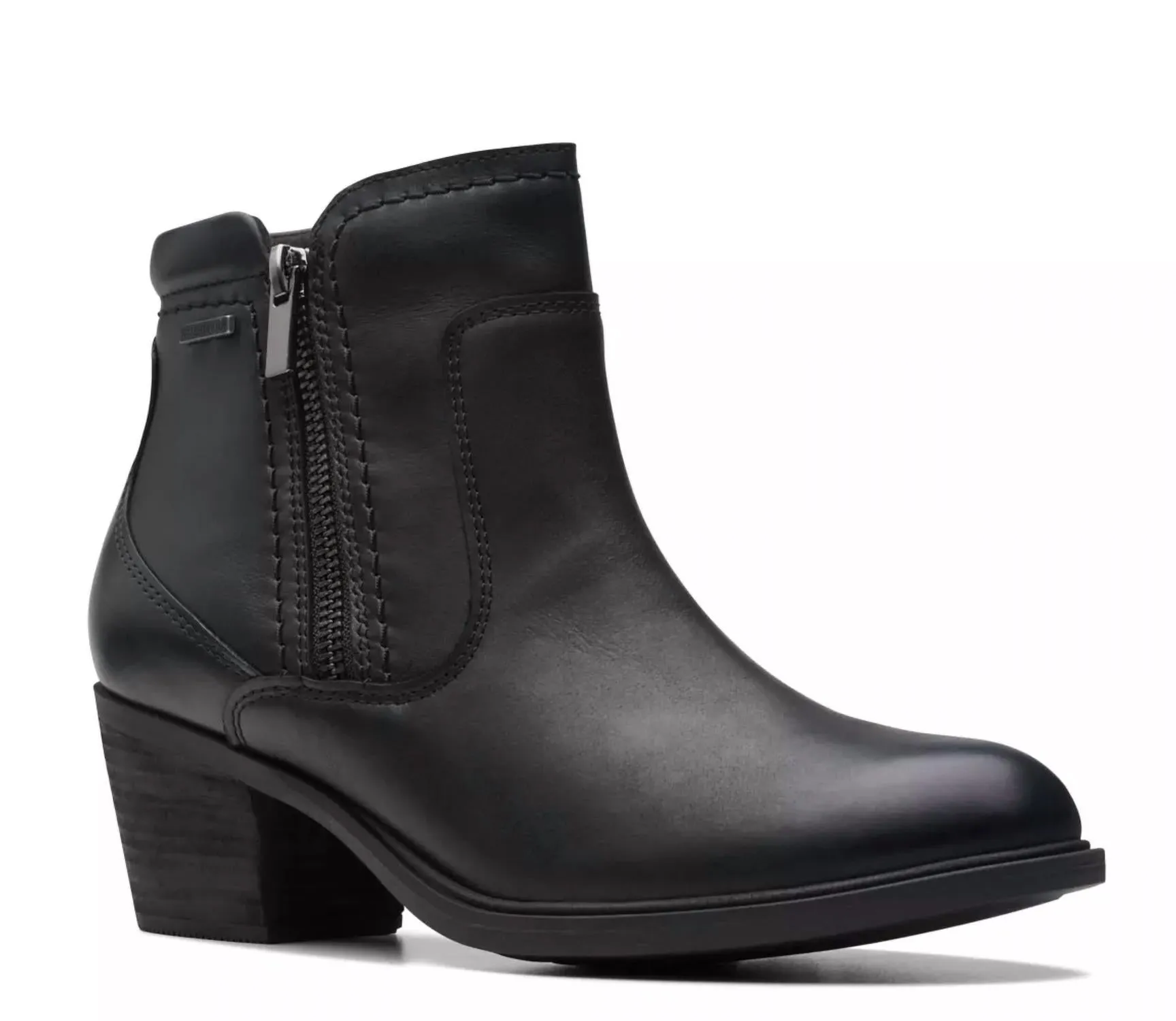 Women's Neva Zip Boot In Black Comfortable Arch