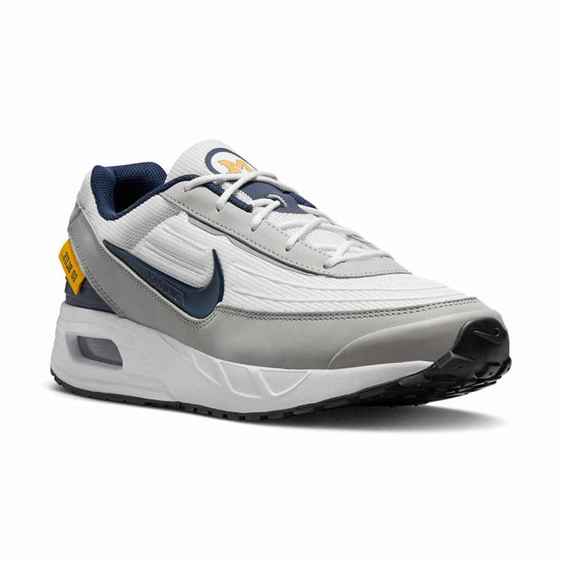 Men's Air Max Verse Michigan White/College Navy Bonded Overlays Athletic Support