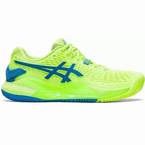 Wide Fit Compatibility Asics Gel-Resolution 9 1042A224-300 Sneakers Womens 11 Green Tennis Shoes TF6755