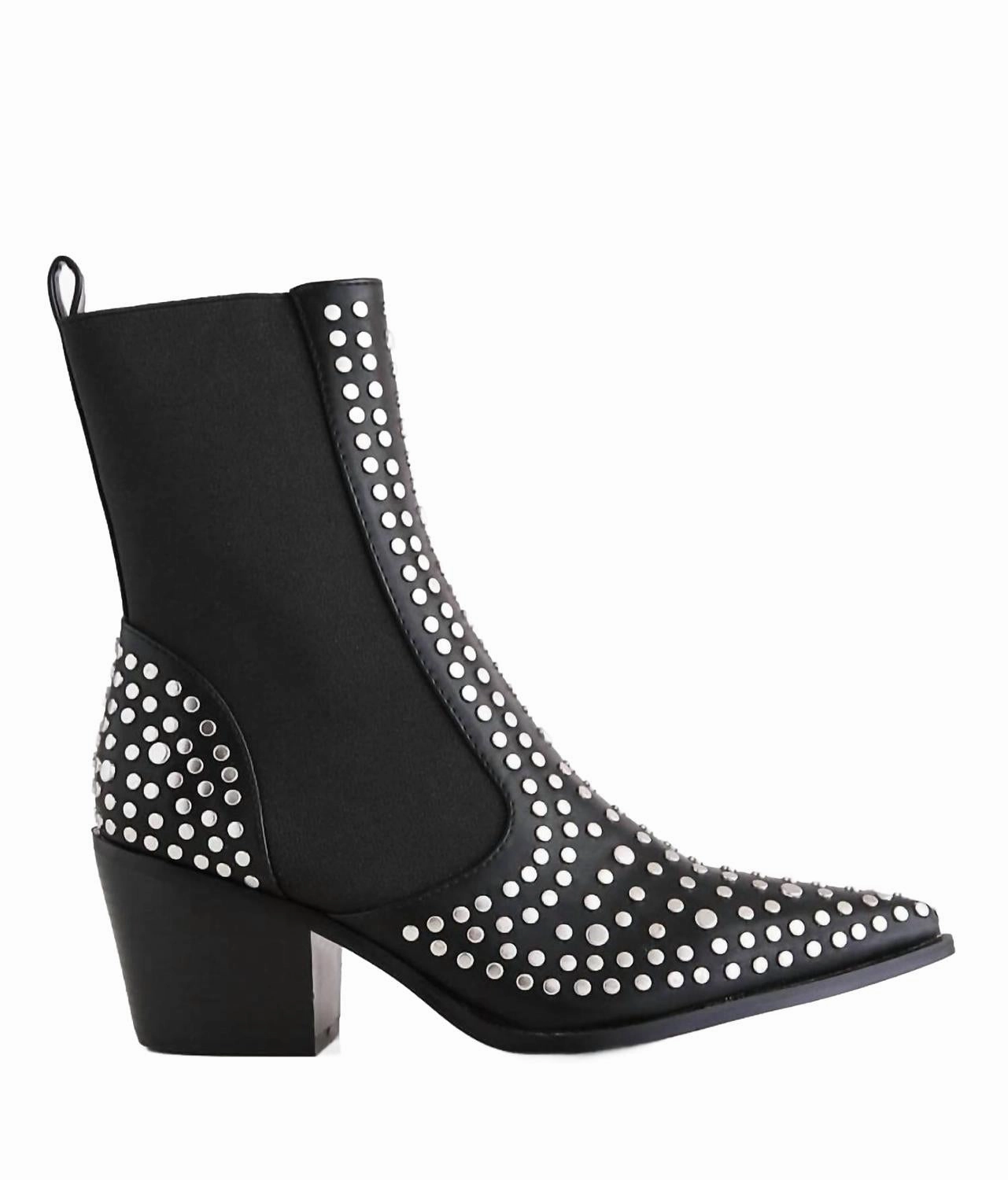 Women's Zsazsa Booties In Black Comfort Grip Comfort Lining Rainy Days