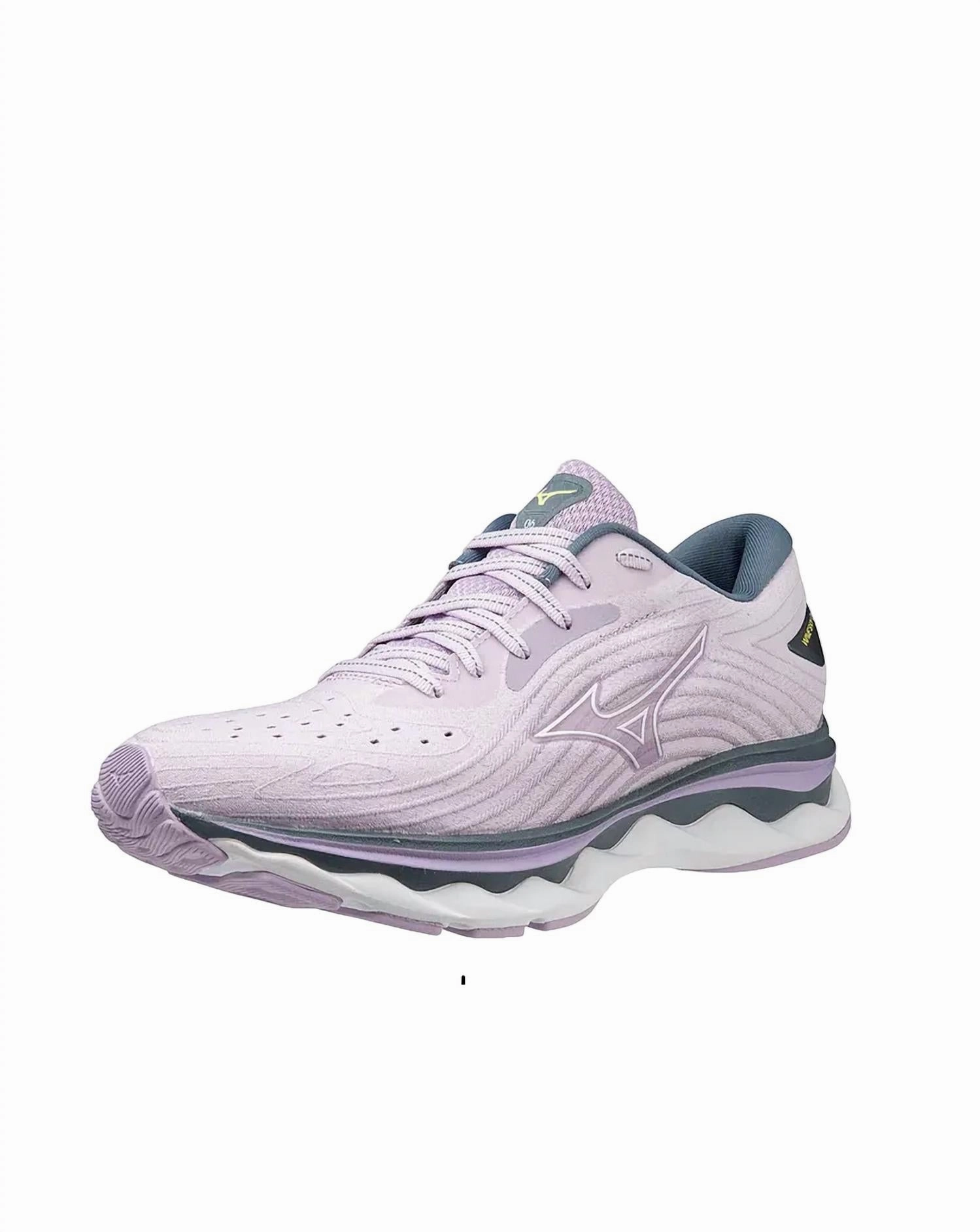modular Women Wave Sky 6 Running Shoe In Pastel Lilac/white