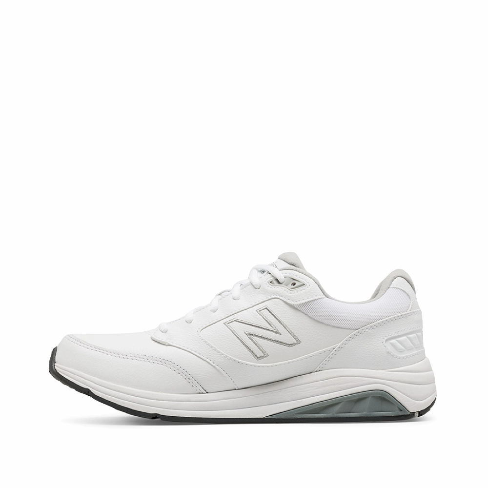 Arch   Support New Balance Men's 928v3 Leather Sneaker in White