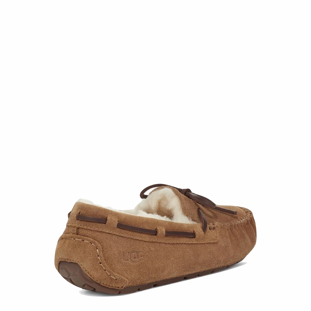 Perfect for Travel UGG Women's Dakota Moc Sheepskin Slipper in Chestnut