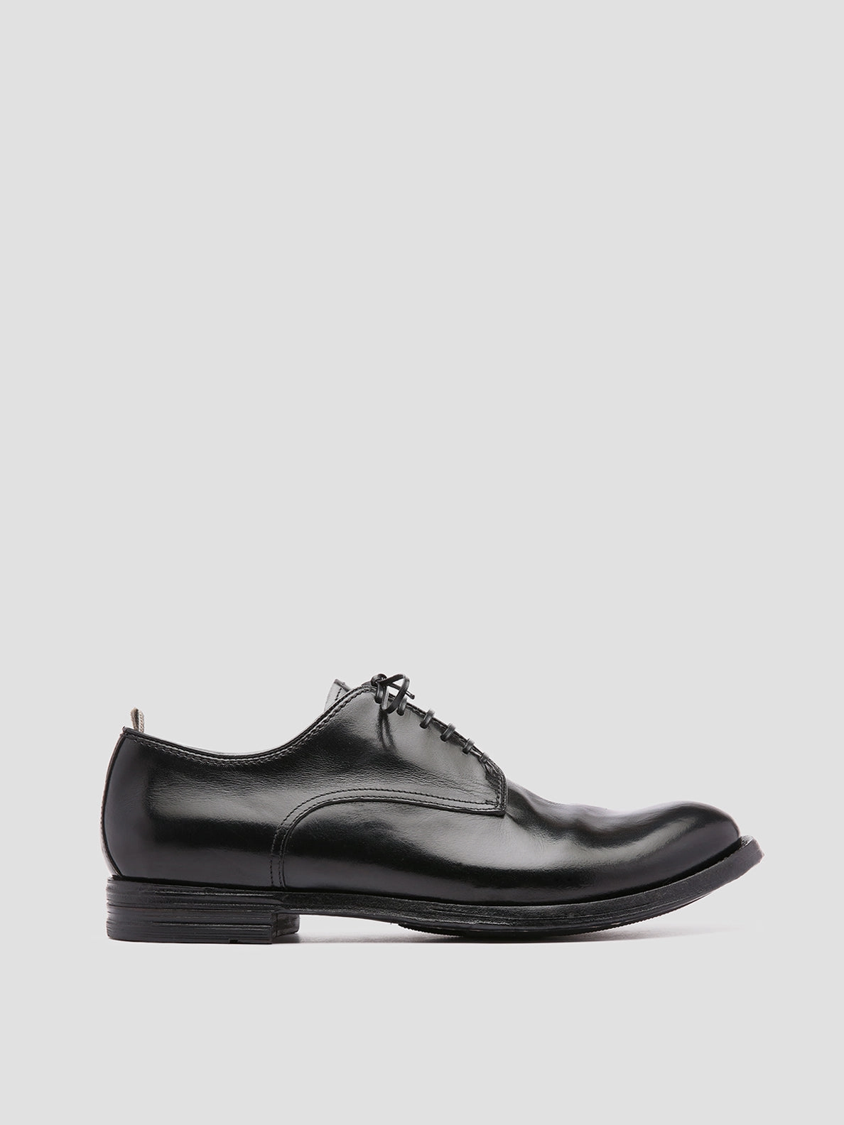 Even Shade ANATOMIA 012 - Black Leather Derby Shoes