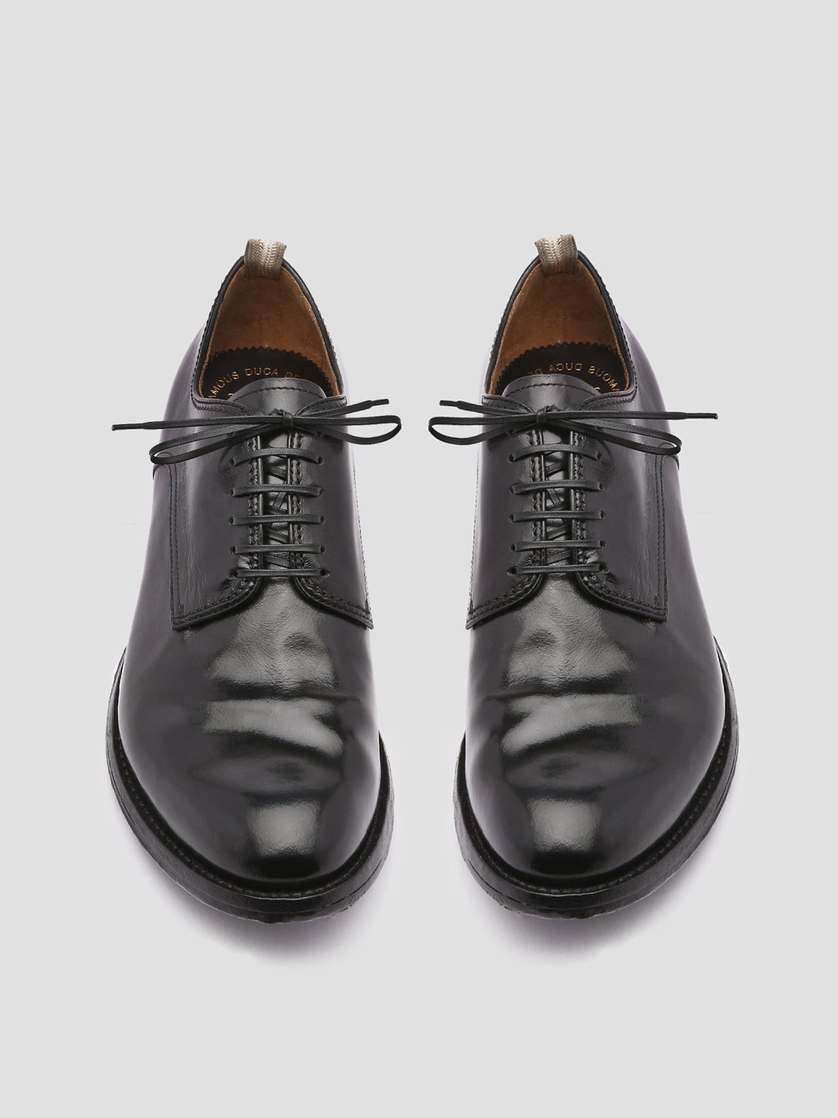 Edge Shade ANATOMIA 012 - Black Leather Derby Shoes