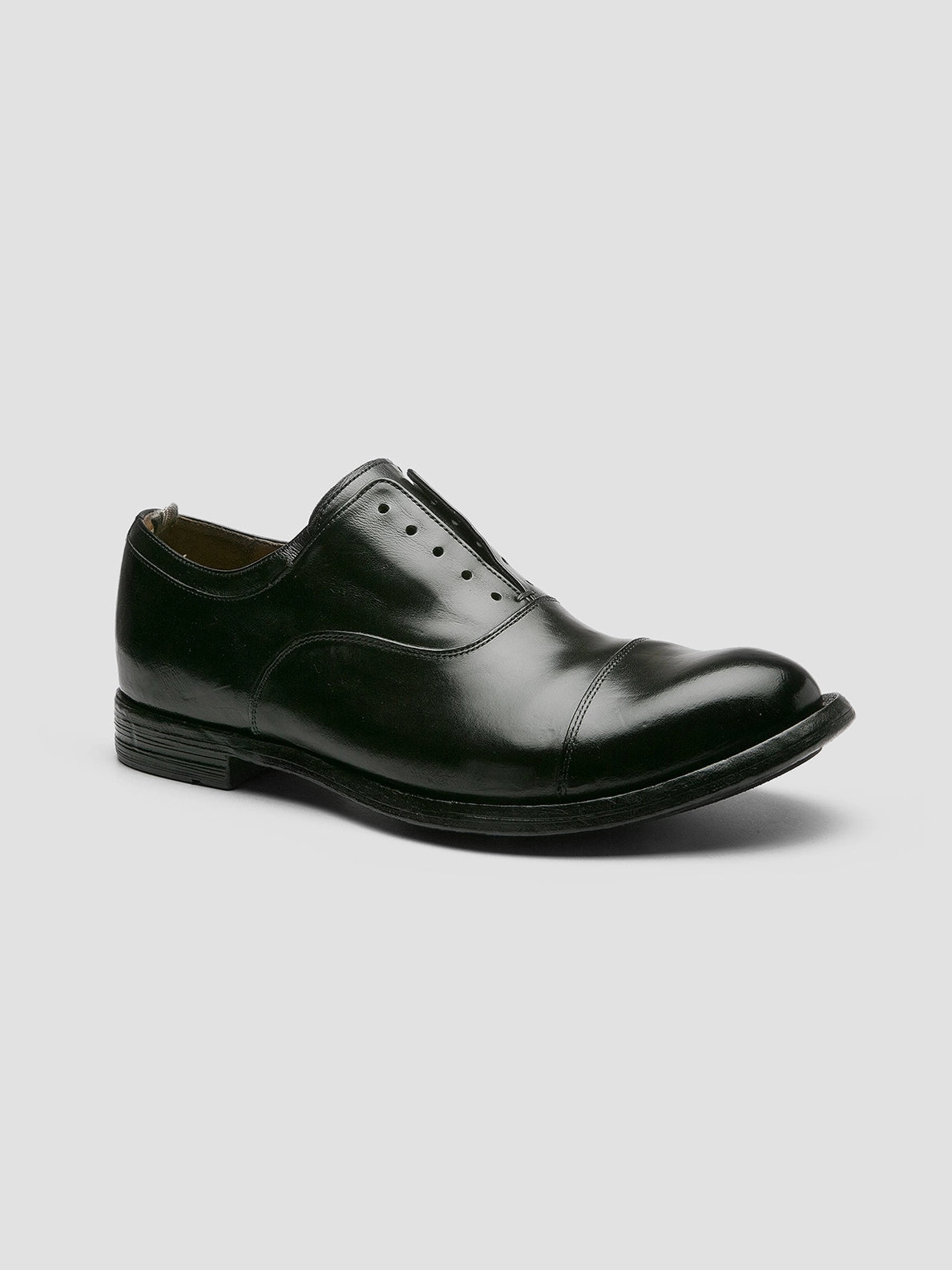 ANATOMIA 015 - Black Leather Oxford Shoes easy move