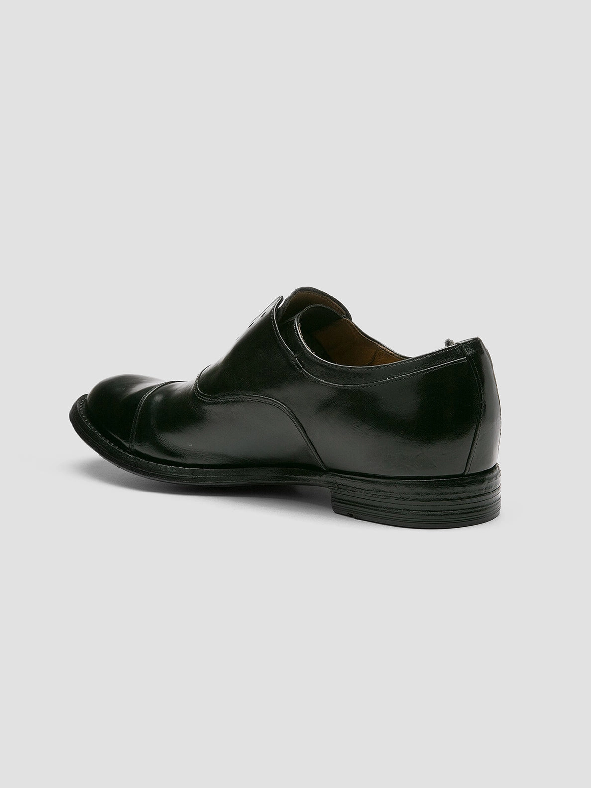 Cushioned heel Hand Finish ANATOMIA 015 - Black Leather Oxford Shoes
