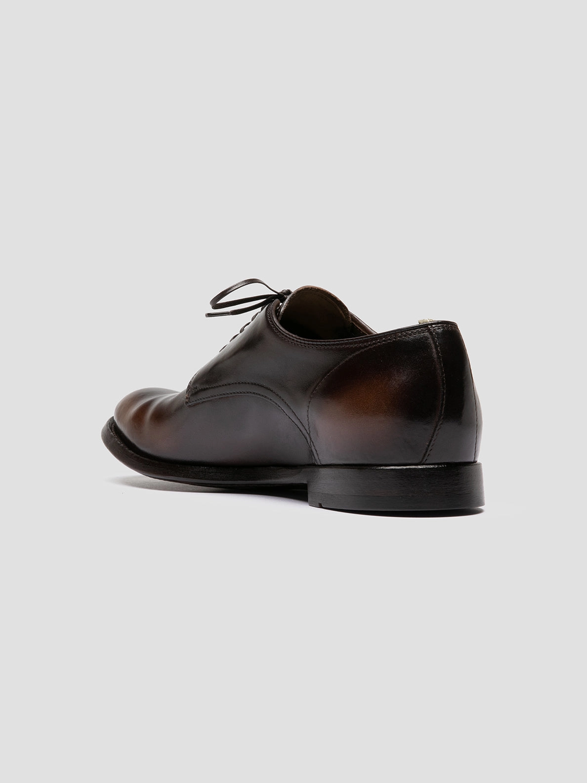 ANATOMIA 060 - Dark Brown Leather Derby Shoes Classic Toe Cap