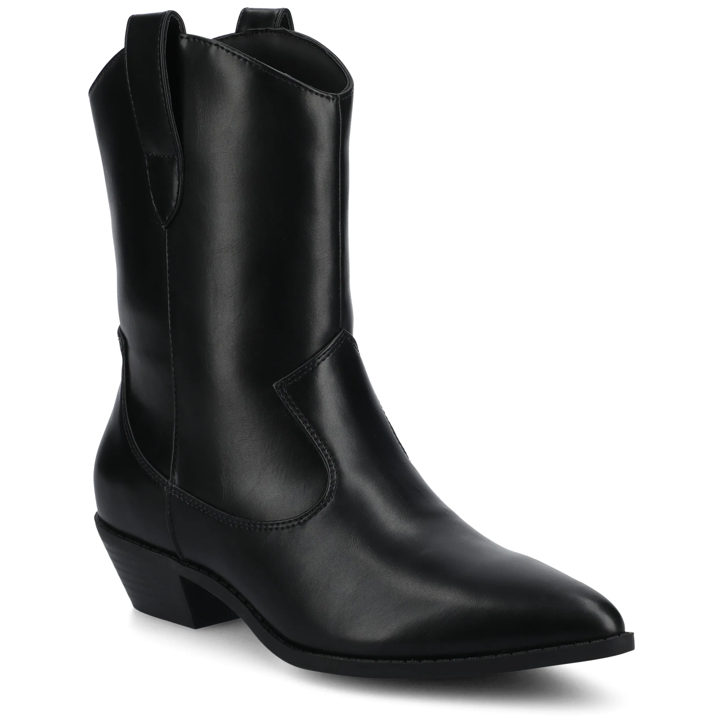 Journee Women's Fritzie Western Ankle Booties Cold Weather