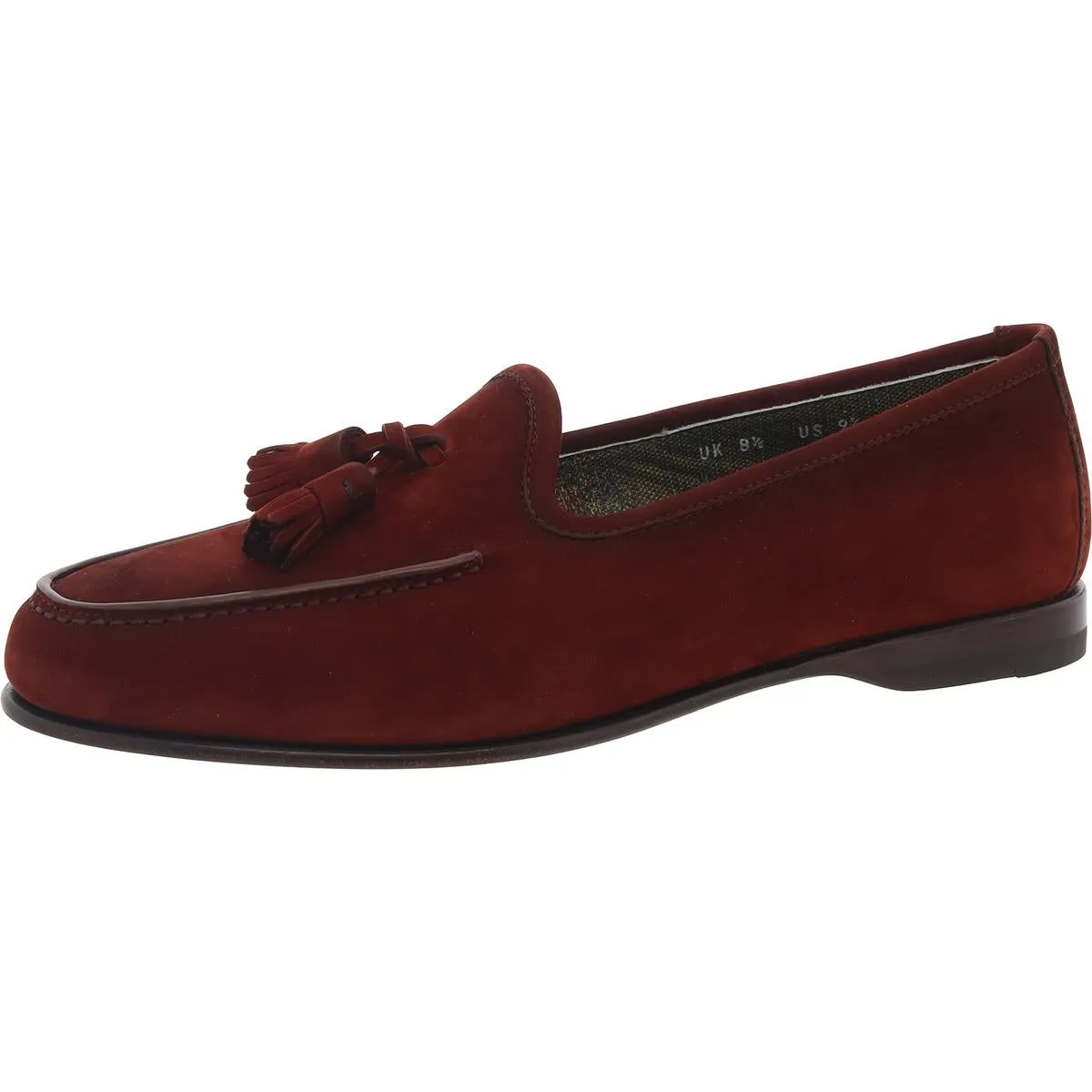 Relaxed Style Andrea Mens Tassel Suede Loafers