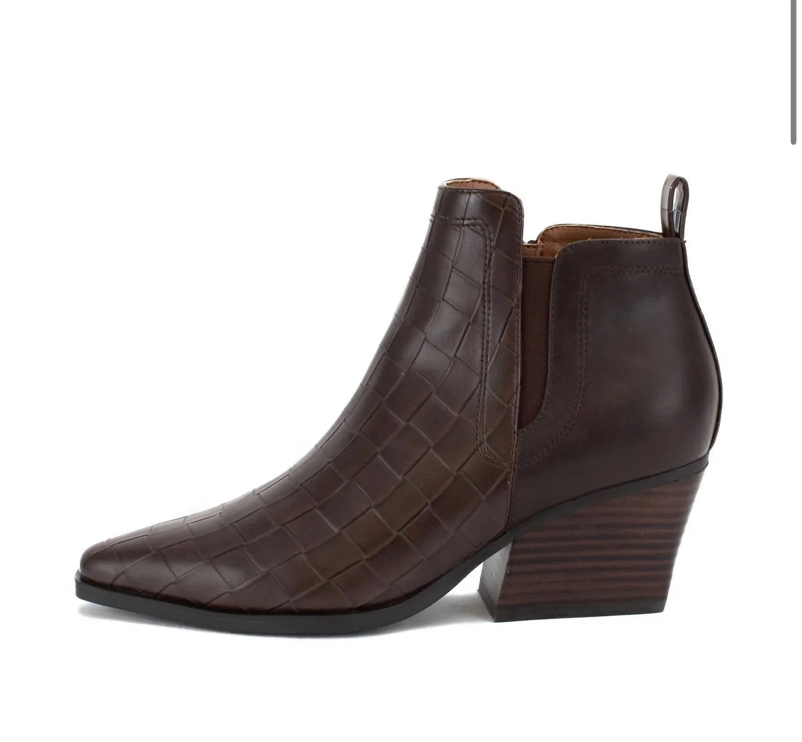 Ankle Bootie In Chocolate Brown Stable Support Rough Terrain Robust Build