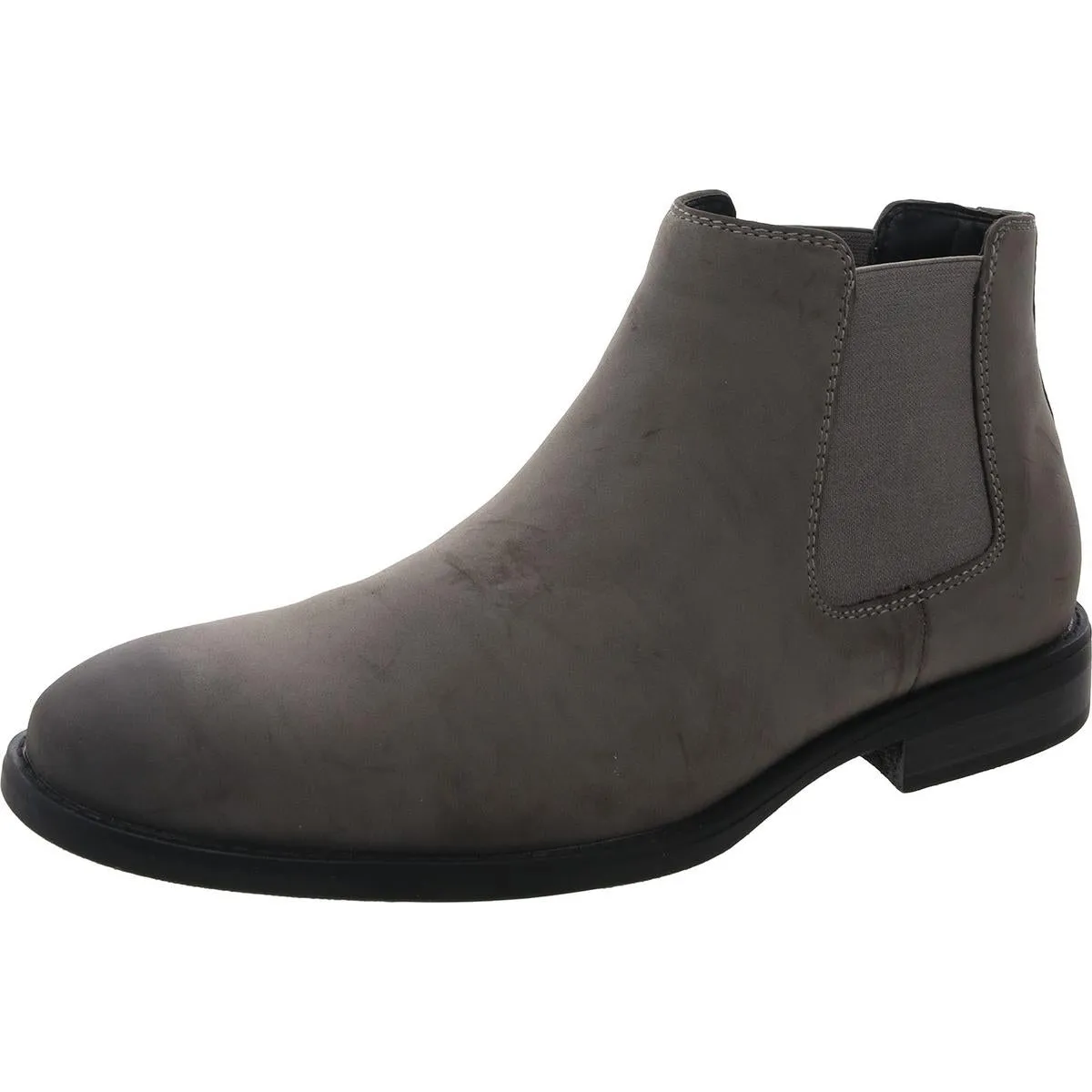 Active Wear Anti Odor Morning Walk Maxxin Mens Stretch Faux Leather Chelsea Boots