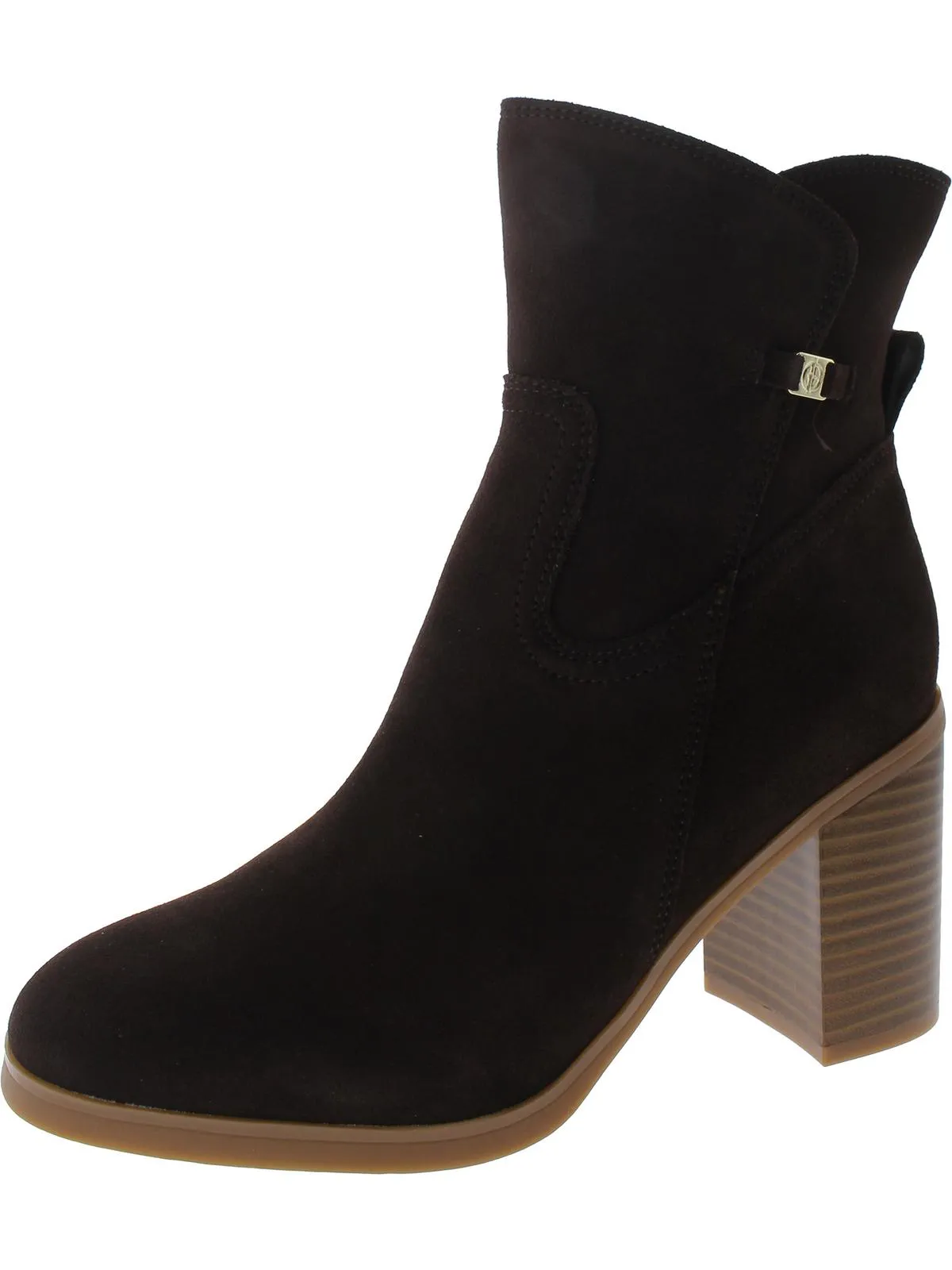 Olaa Womens Faux Leather Booties Winter Trek