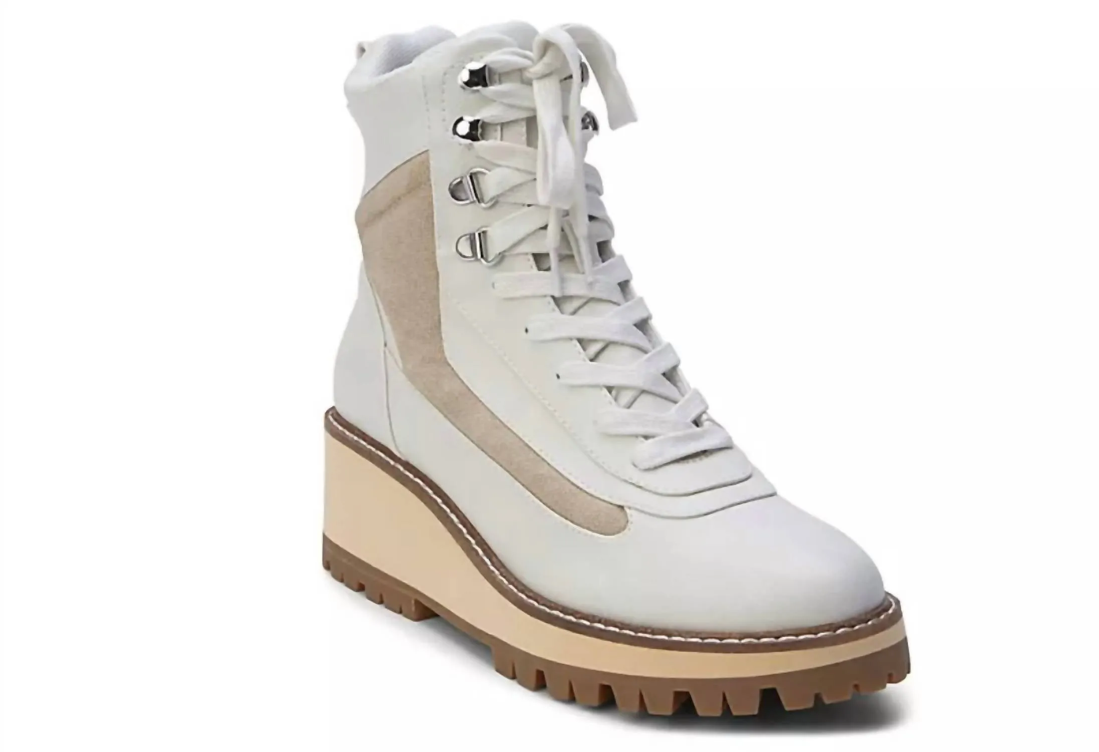 Eco Friendly Women's Summit Bone Hiking Boot In White