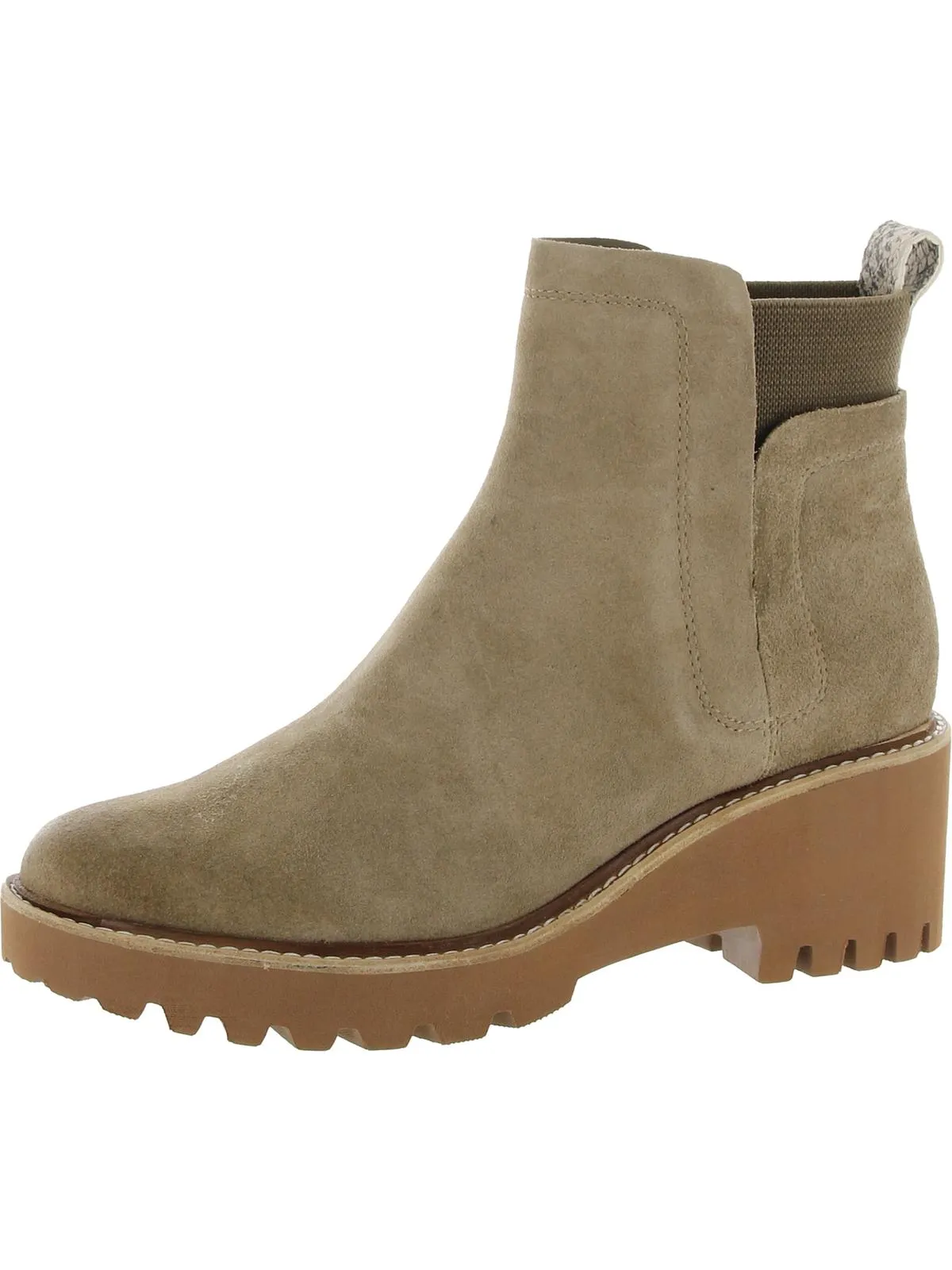 Huey Womens Lugged Sole Lug Sole Ankle Boots Reliable Footwear Traction Sole