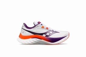 Women's Endorphin Speed 4 Running Shoes In White/violet Comfort-focused