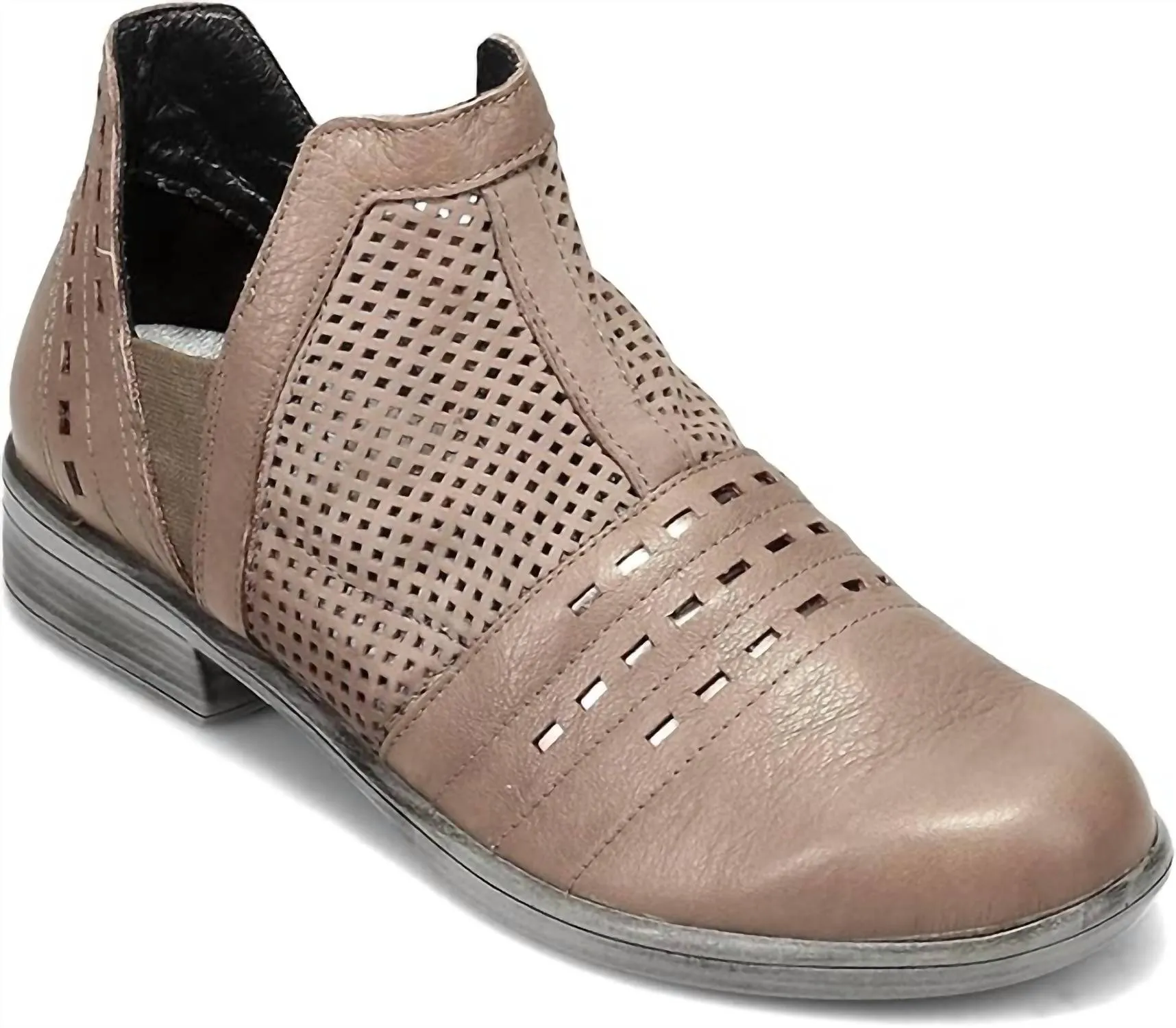 Women's Rivotra Bootie In Stone Nubuck Slip Resistant All Day Wear