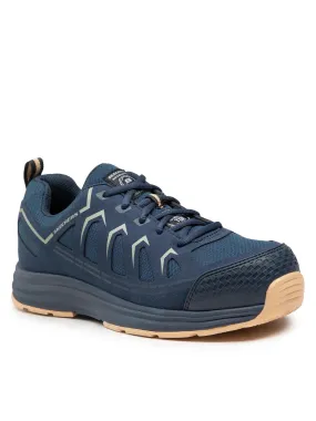 Comfort Gusset Low Profile Cold Climate Skechers Malad Ii 200127EC/NVTN Mens 8 Navy Tan Composite Toe Work Shoes EEE4087