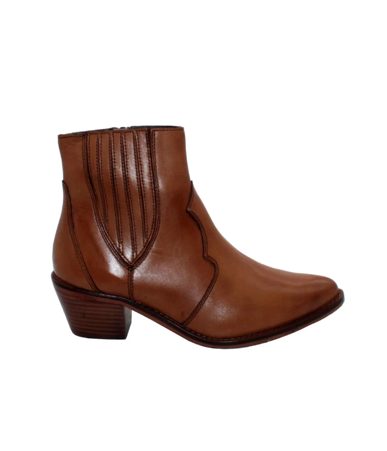 Women's Peacemaker Chelsea Ankle Bootie In Tan Impact Resistant Flexible Construction