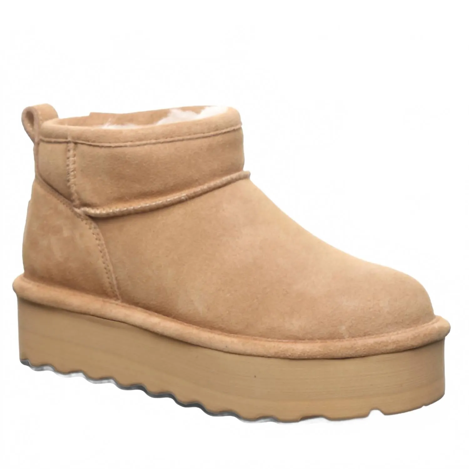 Adventure Gear Women's Retro Shorty Boots In Iced Coffee Solid