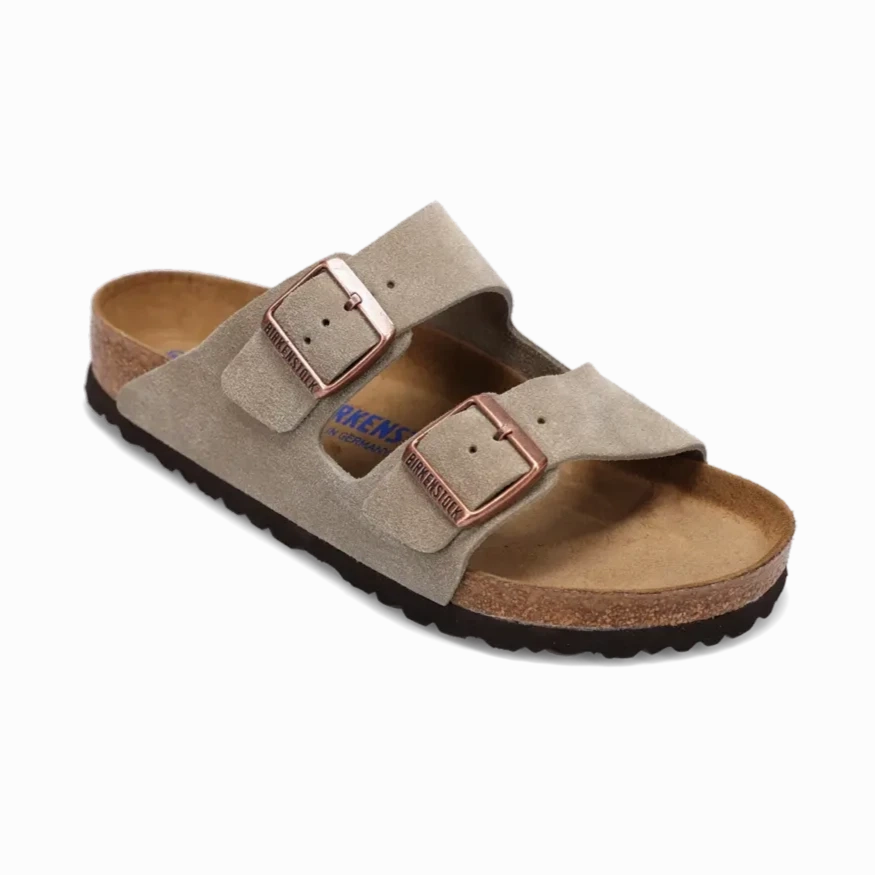 Easy Care Women's Arizona Soft Footbed Taupe Suede